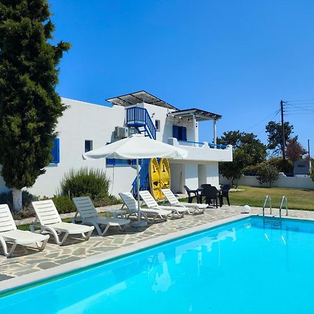 Navy Greece Villa With Swimming Pool & Sea View Makrygialos Exterior photo