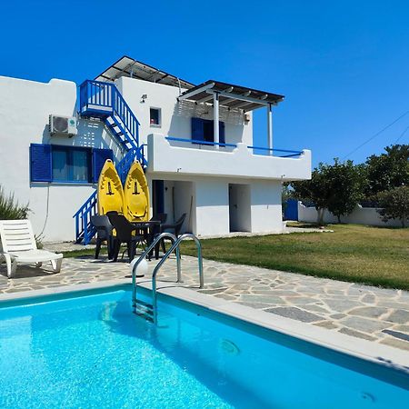 Navy Greece Villa With Swimming Pool & Sea View Makrygialos Exterior photo