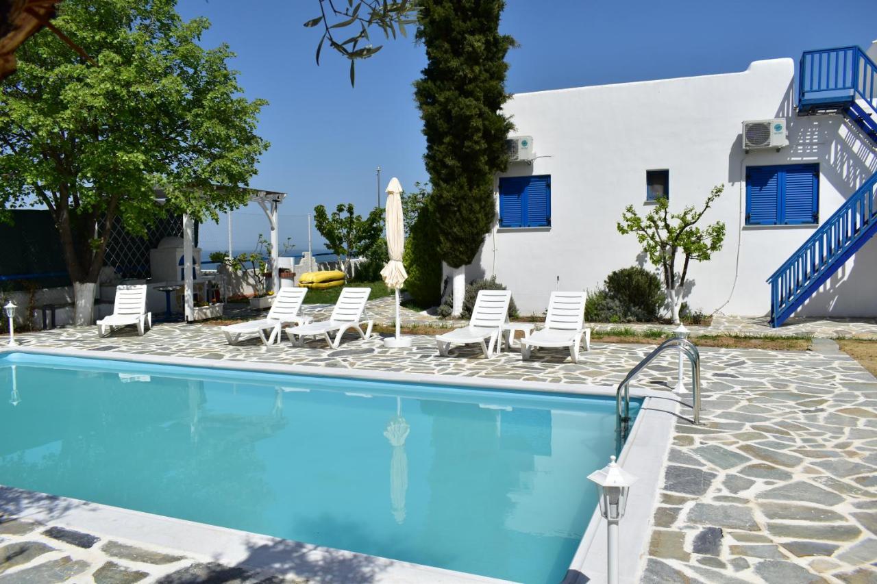 Navy Greece Villa With Swimming Pool & Sea View Makrygialos Exterior photo