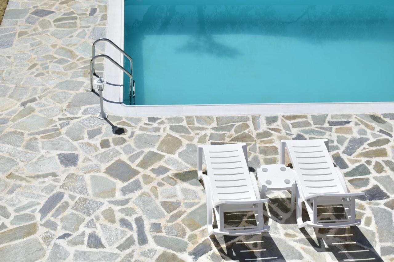 Navy Greece Villa With Swimming Pool & Sea View Makrygialos Exterior photo