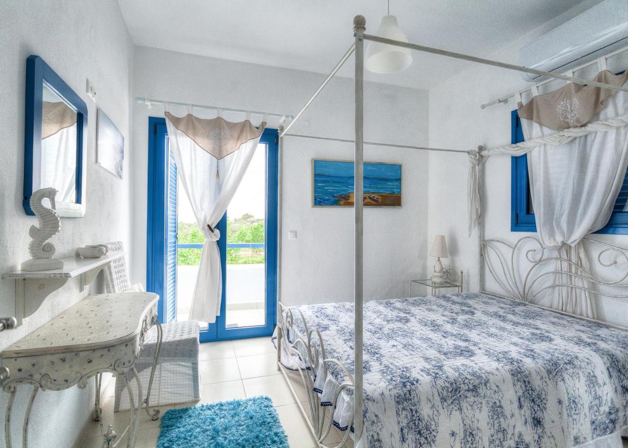 Navy Greece Villa With Swimming Pool & Sea View Makrygialos Exterior photo