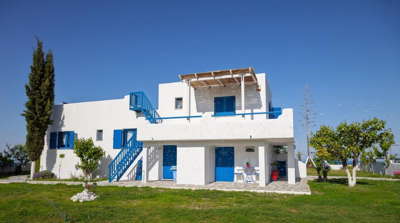 Navy Greece Villa With Swimming Pool & Sea View Makrygialos Exterior photo